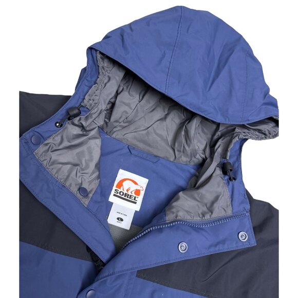SOREL Waterproof Windbreaker Outdoor Ski Rain Designer Jacket Mens Large - Picture 4 of 7